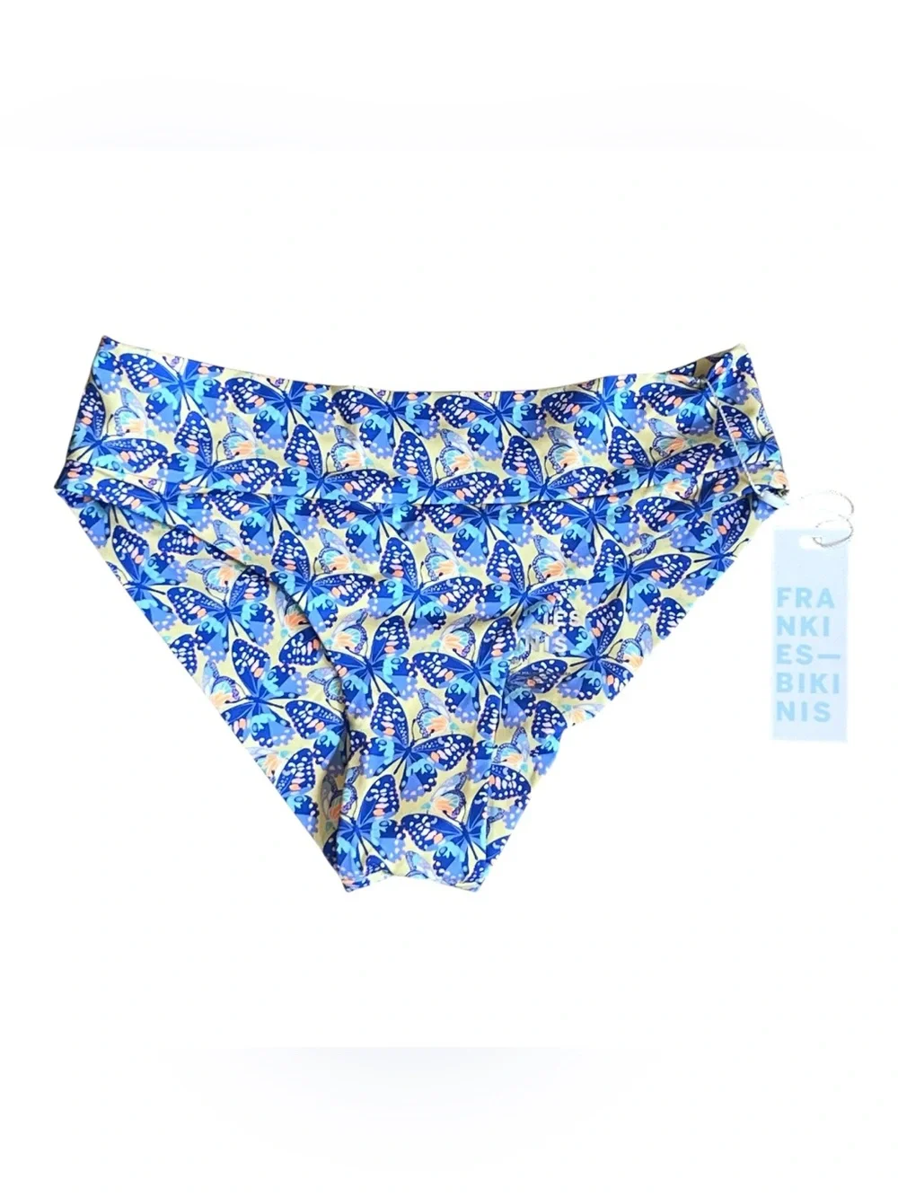 Frankie’s Bikinis Women’s Sz XS NWT Monarch Butterfly Cheeky Bikini Bottom Gavin